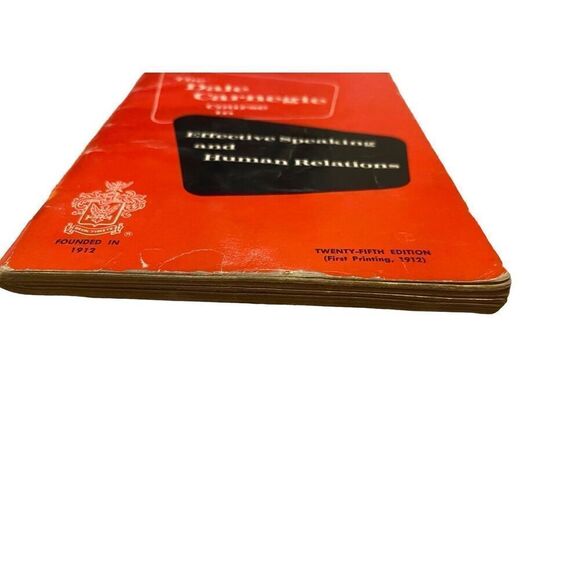 The Dale Carnegie Course Effective Speaking Human Relations Paperback Book - Picture 3 of 13